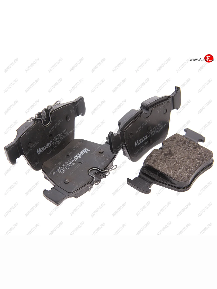 Колодки тормозные задние (4шт.) MANDO Mercedes-Benz GLC class X253 (2015-2023)  в Самаре Самарской области