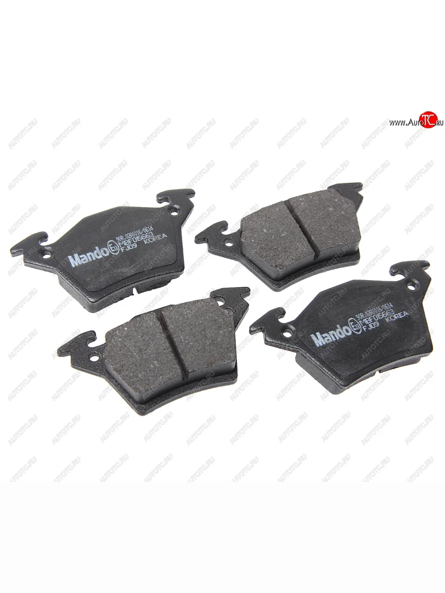 Колодки тормозные задние (4шт.) MANDO Mercedes-Benz Vito W639 дорестайлинг (2003-2010)  в Керчи Республика Крым