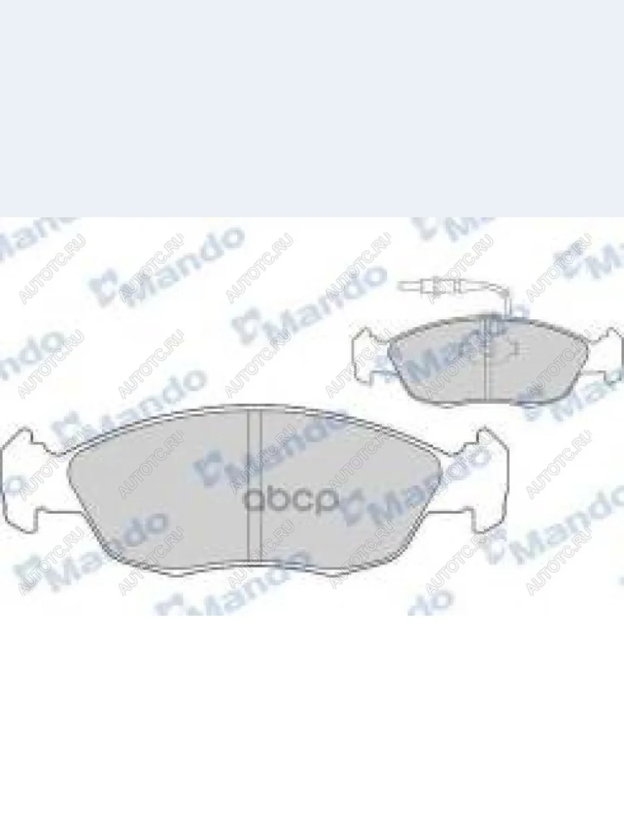 Колодки тормозные передние (4шт.) MANDO CITROEN Xsara N0 хэтчбэк 3 дв. дорестайлинг (1997-2000)  в Перми Пермском крае