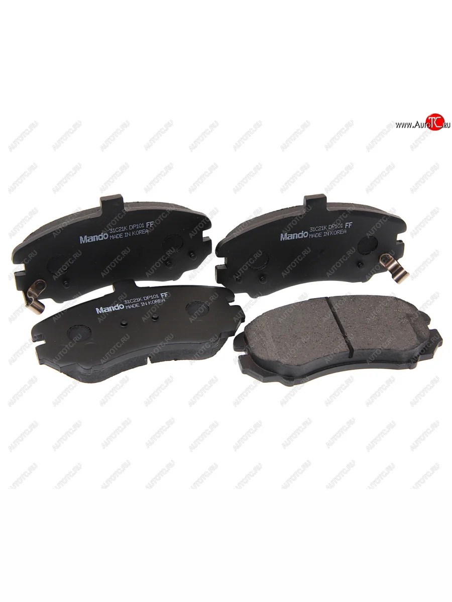 Колодки тормозные передние (4шт.) MANDO Hyundai Elantra AD дорестайлинг (2016-2019)  в Керчи Республика Крым