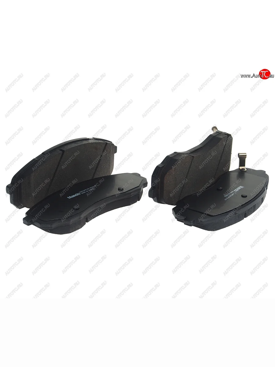 Колодки тормозные передние (4шт.) MANDO Hyundai Starex/Grand Starex/H1 TQ 2-ой рестайлинг (2017-2022)  в Керчи Республика Крым