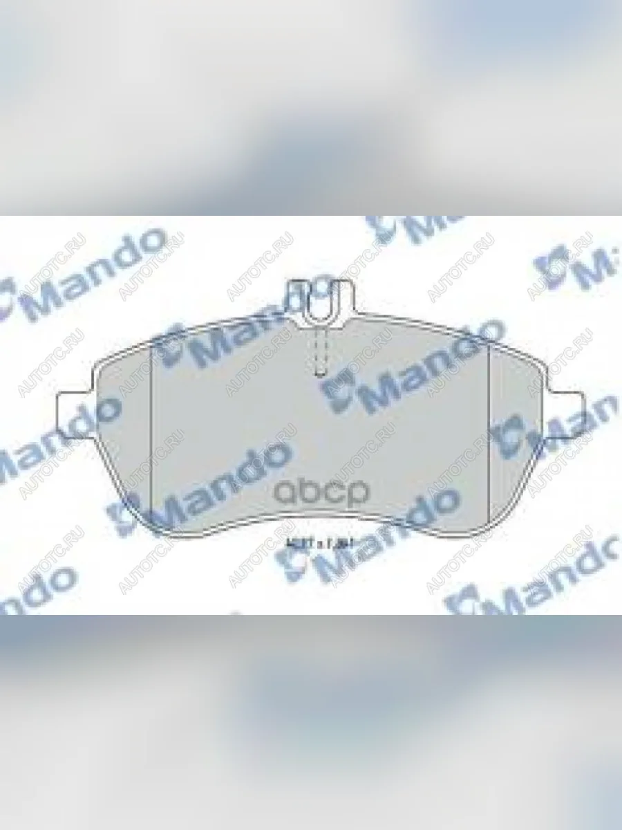 Колодки тормозные передние (4шт.) MANDO Mercedes-Benz E-Class W212 рестайлинг седан (2013-2017)  в Керчи Республика Крым