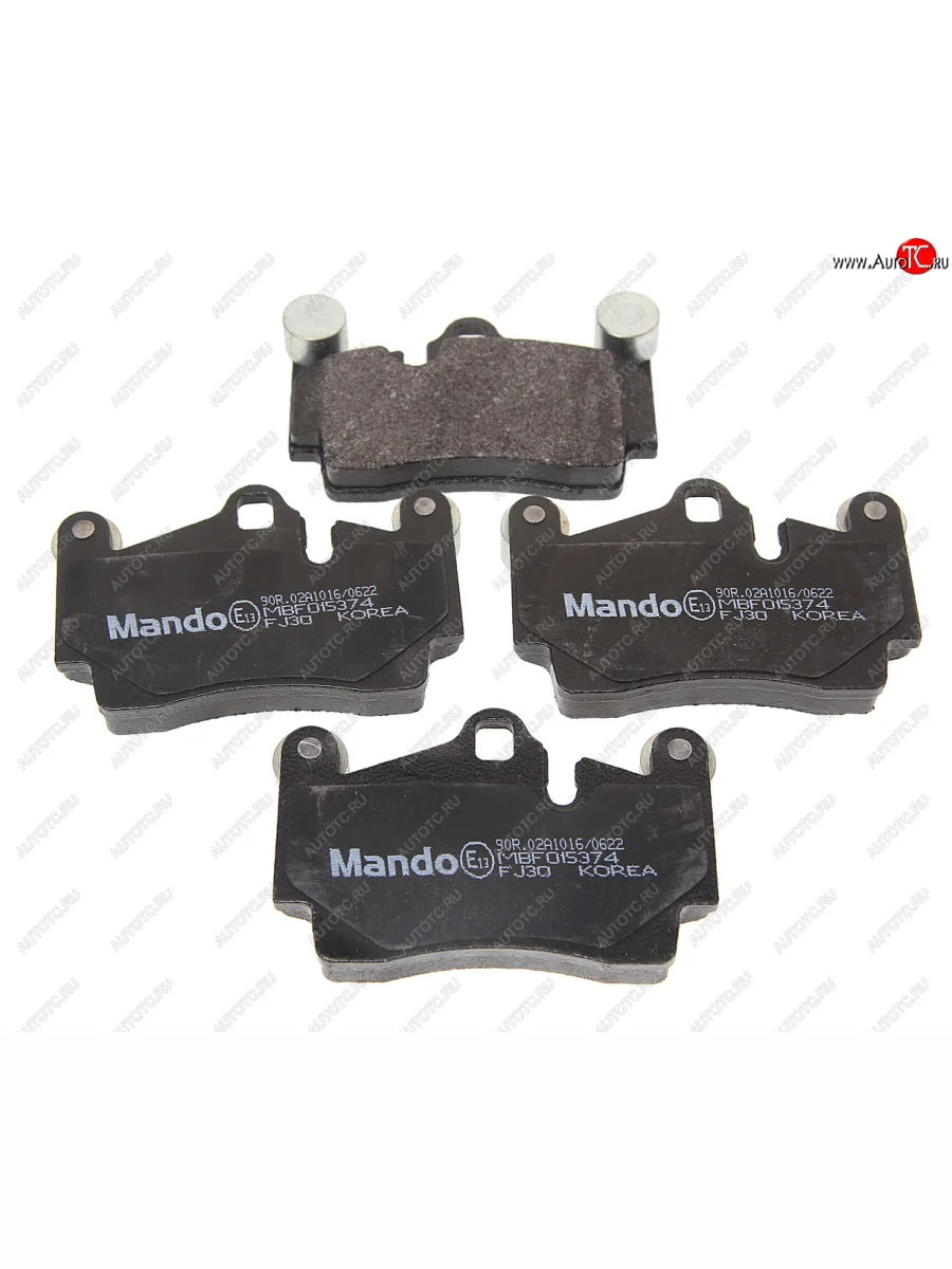 Колодки тормозные задние (4шт.) MANDO Porsche Cayenne 958 рестайлинг (2014-2018)  в Керчи Республика Крым