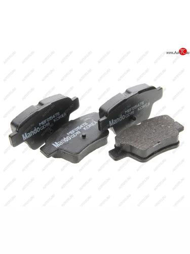 Колодки тормозные задние (4шт.) MANDO CITROEN C2 (2003-2009)