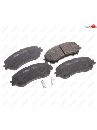 Колодки тормозные передние (4шт.) MANDO Nissan Qashqai 2 J11 рестайлинг (2017-2022)