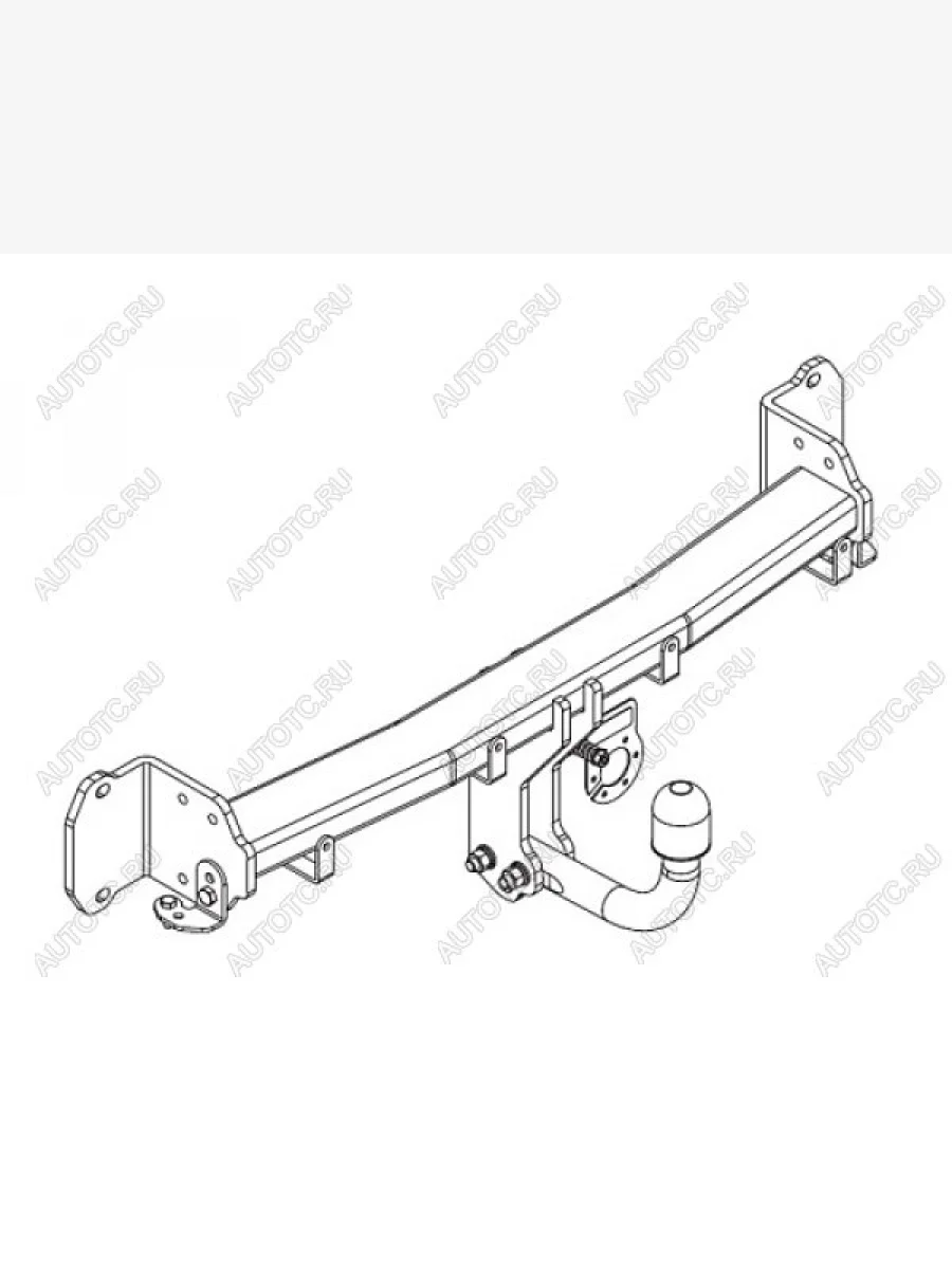 Фаркоп Auto-Hak BMW 5 серия G30 дорестайлинг, седан (2016-2020) (стальной, шар A (F20))  в Самаре Самарской области