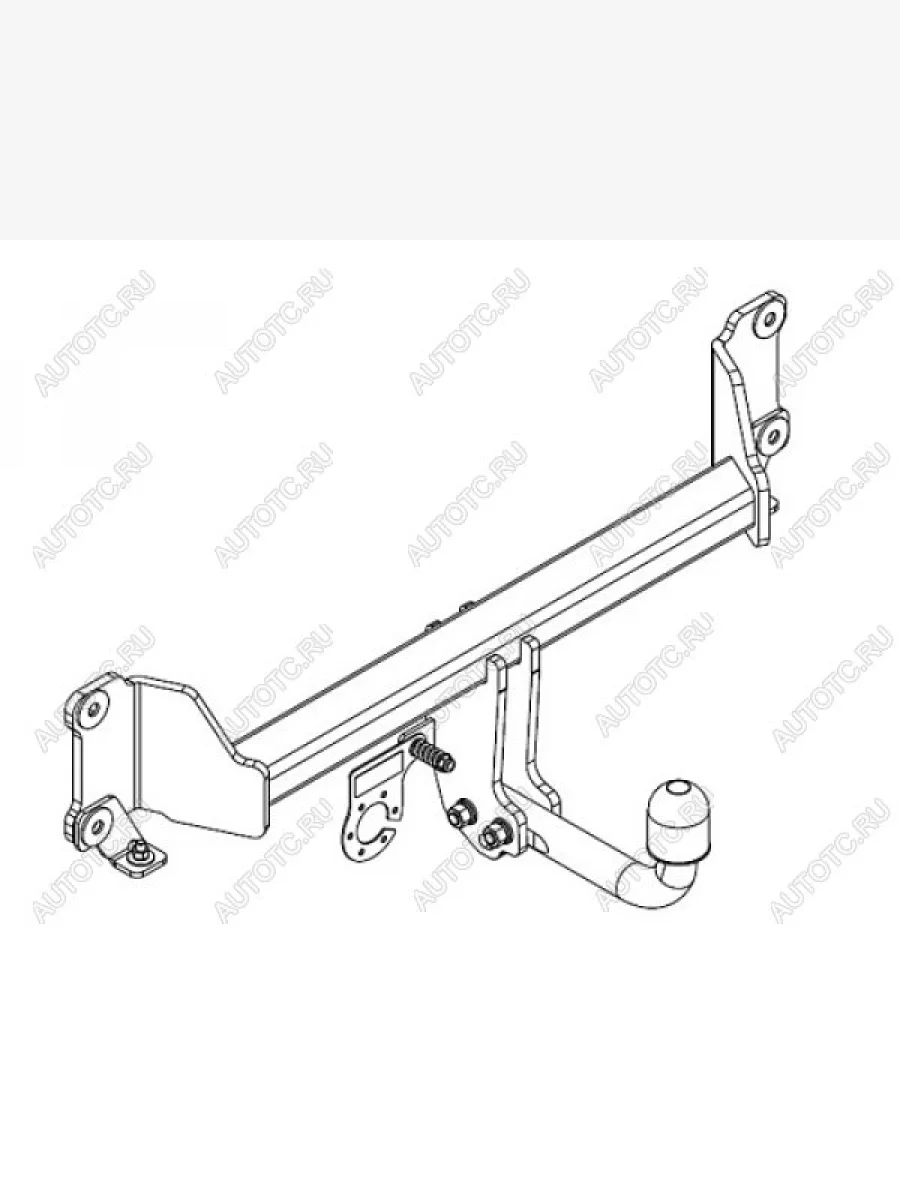 Фаркоп Auto-Hak BMW X4 G02 дорестайлинг (2018-2021) (стальной, шар V (A40V, W5))  в Самаре Самарской области