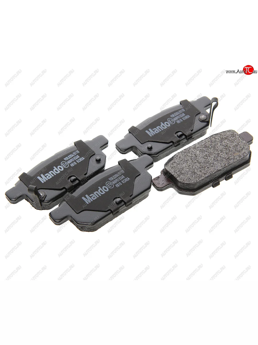 Колодки тормозные задние (4шт.) MANDO Suzuki Swift ZC72S дорестайлинг, хэтчбэк 5 дв. (2010-2013)  с доставкой в г. Пермь