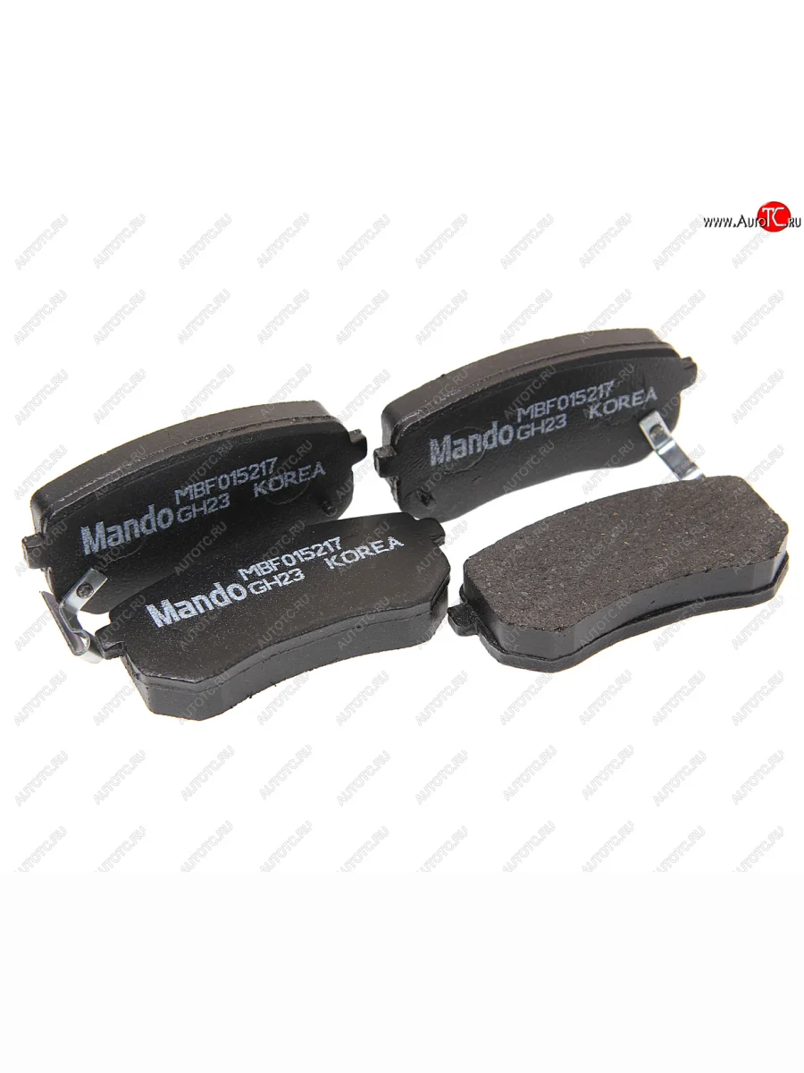 Колодки тормозные задние (4шт.) MANDO KIA Picanto 2 TA хэтчбэк 5 дв. рестайлинг (2015-2017)  с доставкой в г. Керчь