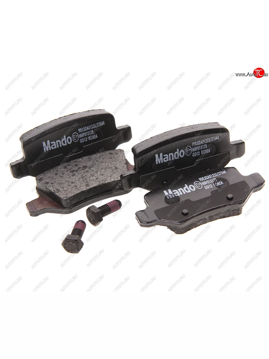 Колодки тормозные задние (4шт.) MANDO Mercedes-Benz A class W169 дорестайлинг, хэтчбэк 5 дв. (2005-2008)  в Керчи Республика Крым