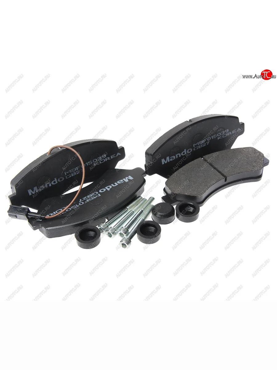 Колодки тормозные передние (4шт.) MANDO Fiat Ducato 250 (2006-2014)  в Самаре Самарской области
