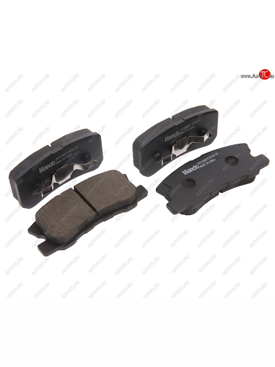 Колодки тормозные задние (4шт.) MANDO Mitsubishi ASX дорестайлинг (2010-2012)  в Керчи Республика Крым