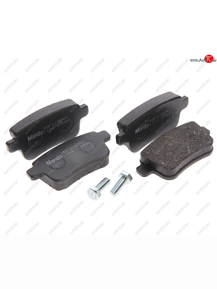 Колодки тормозные задние (4шт.) MANDO Renault Kangoo KC рестайлинг (2003-2007)  с доставкой в г. Керчь