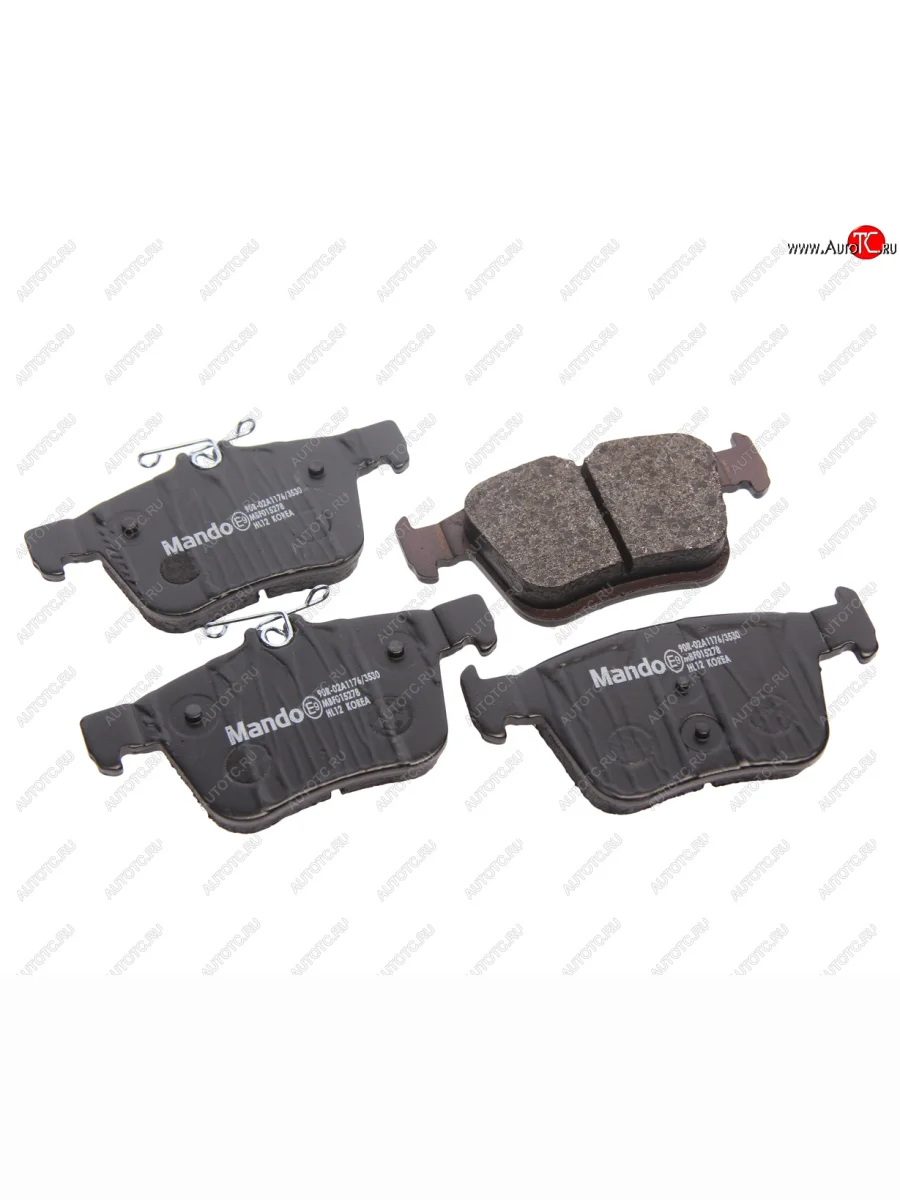 Колодки тормозные задние (4шт.) MANDO Audi A3 8VS седан рестайлин (2016-2020)  в Керчи Республика Крым