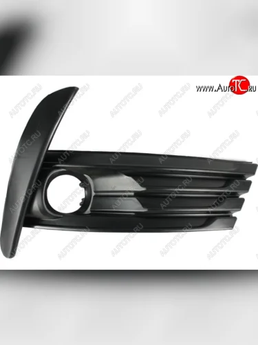 Правая решетка переднего бампера (с отверстием под ПТФ, пр-во Китай) BODYPARTS Toyota Corolla E180 рестайлинг (2016-2019)