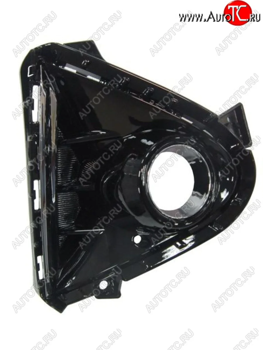 Правая решетка переднего бампера (с отверстием под ПТФ, пр-во Китай) BODYPARTS Hyundai Solaris HCR седан рестайлинг (2020-2022)  в Перми Пермском крае