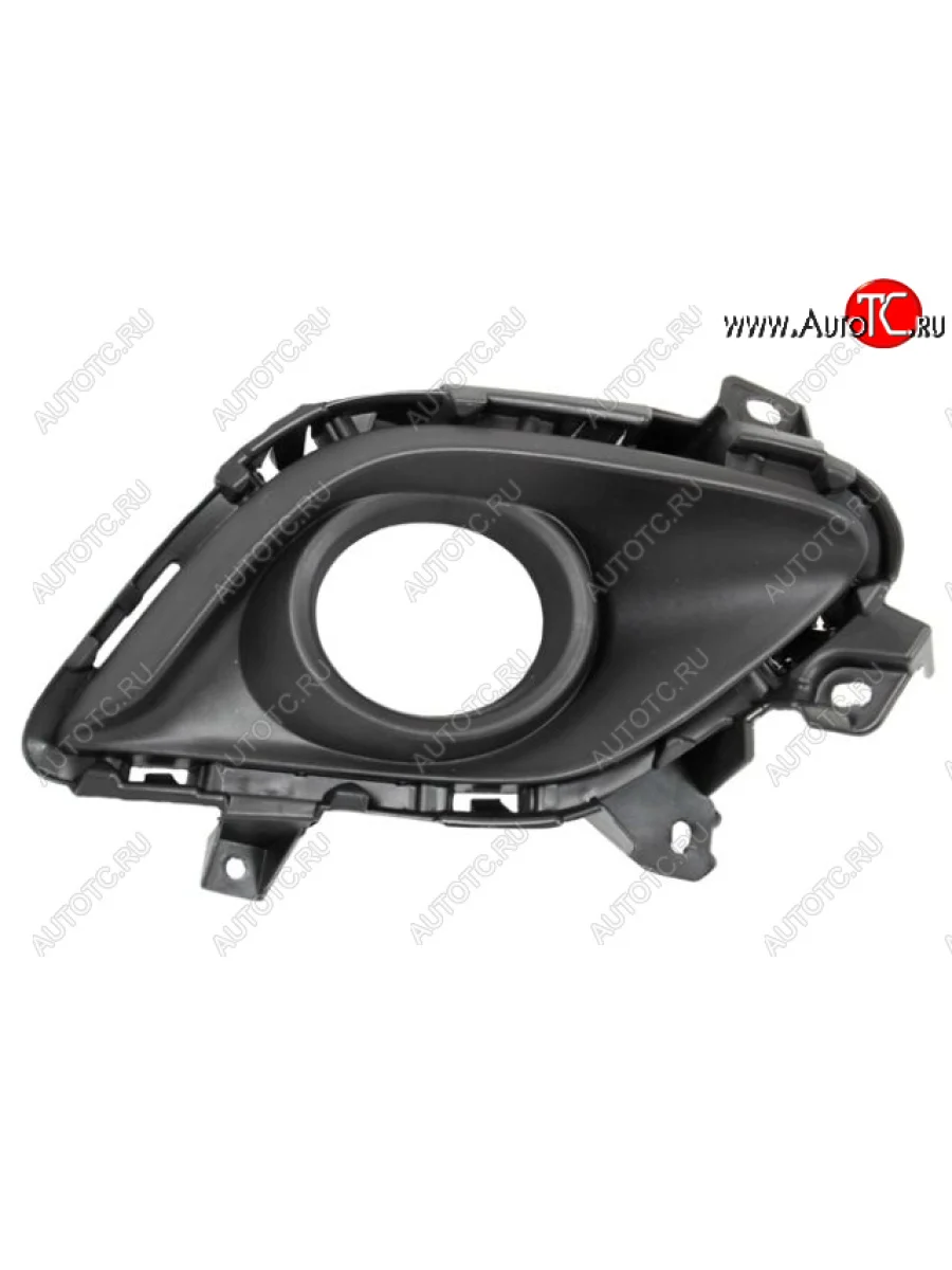 Правая решетка переднего бампера (с отверстием под ПТФ, пр-во Китай) BODYPARTS Mazda 6 GJ дорестайлинг седан (2012-2015)  в Перми Пермском крае