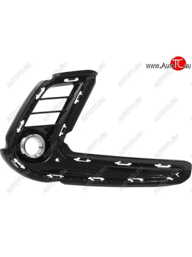 Правая решетка переднего бампера (с отверстием под ПТФ, пр-во Китай) BODYPARTS Hyundai Elantra AD дорестайлинг (2016-2019)