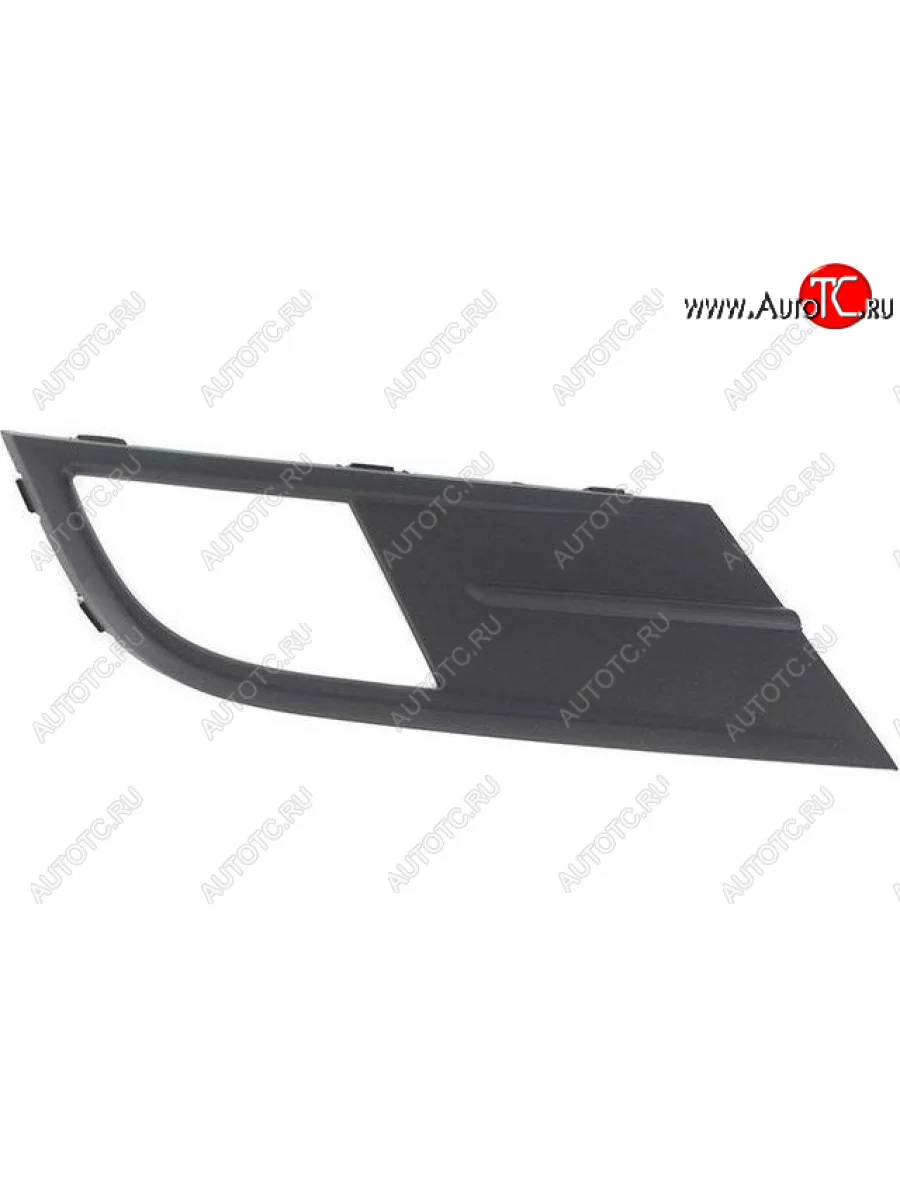 Правая решетка переднего бампера (с отверстием под ПТФ, пр-во Китай) CHINA Volkswagen Jetta A6 седан рестайлинг (2015-2018)  в Керчи Республика Крым