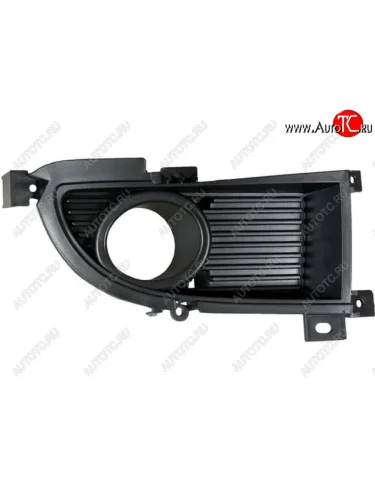 Правая решетка переднего бампера (с отверстием под ПТФ, пр-во Китай) BODYPARTS Mitsubishi Lancer 9 CS седан 2-ой рестайлинг (2005-2009)