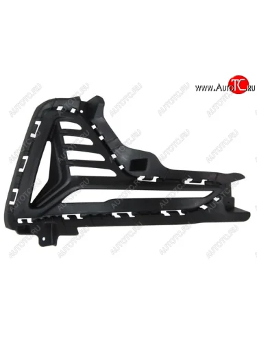 Правая решетка переднего бампера (с отверстием под ПТФ, пр-во Китай) CHINA Hyundai Sonata LF рестайлинг (2017-2019)