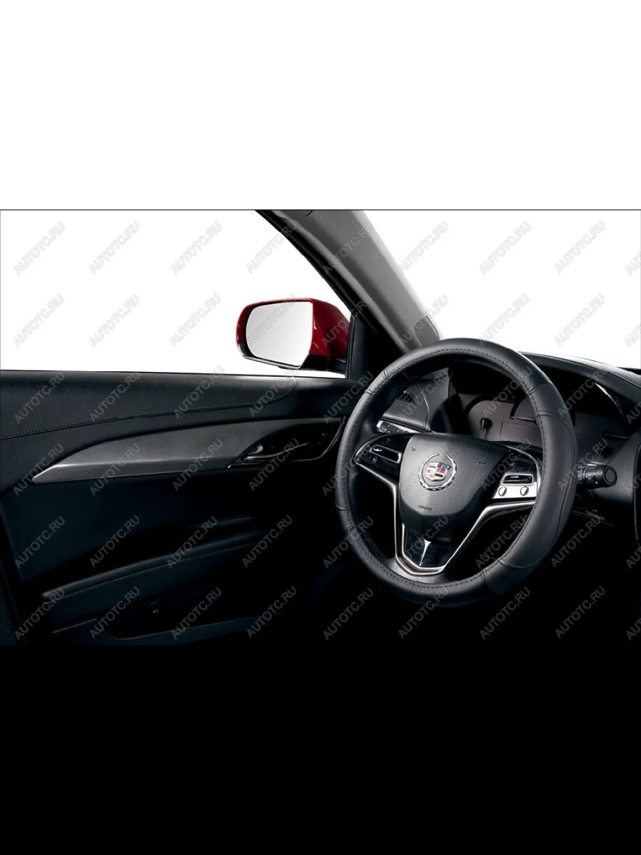 Оплётка на руль (37-39см GL2017 натурал.кожа) Автопилот   (черный)  в Воронеже Воронежской области