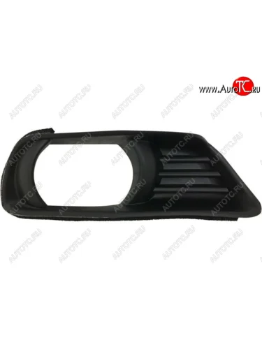 Правая решетка переднего бампера (с отверстием под ПТФ, пр-во Тайвань) TYG Toyota Camry XV40 дорестайлинг (2006-2008)