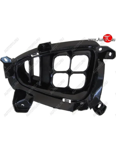 Правая решетка переднего бампера (с отверстием под диод, ПТФ, пр-во Китай) BODYPARTS KIA Sorento UM/Prime рестайлинг (2018-2020)