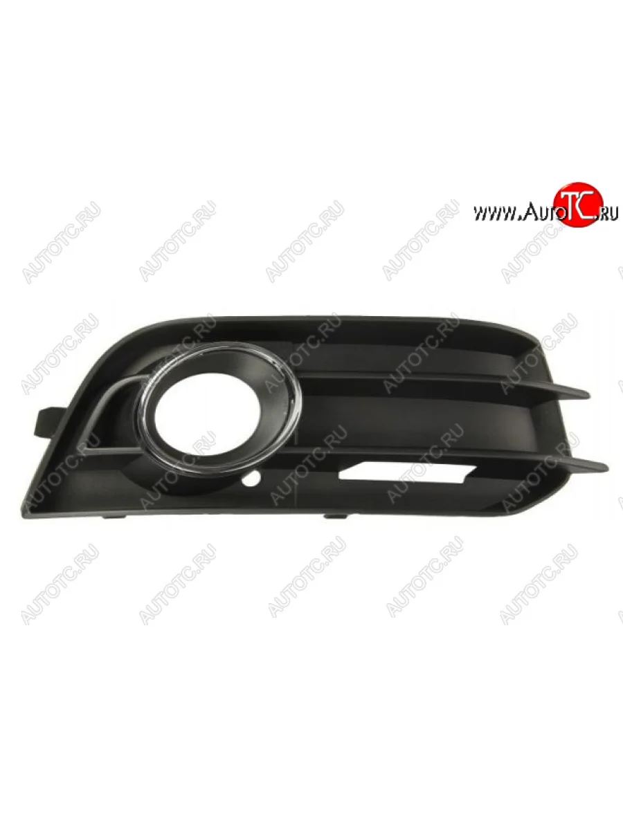 Правая решетка переднего бампера (с отверстием под ПТФ, пр-во Тайвань) API Audi A1 8X1 хэтчбэк 3 дв. дорестайлинг (2010-2014)  в Керчи Республика Крым