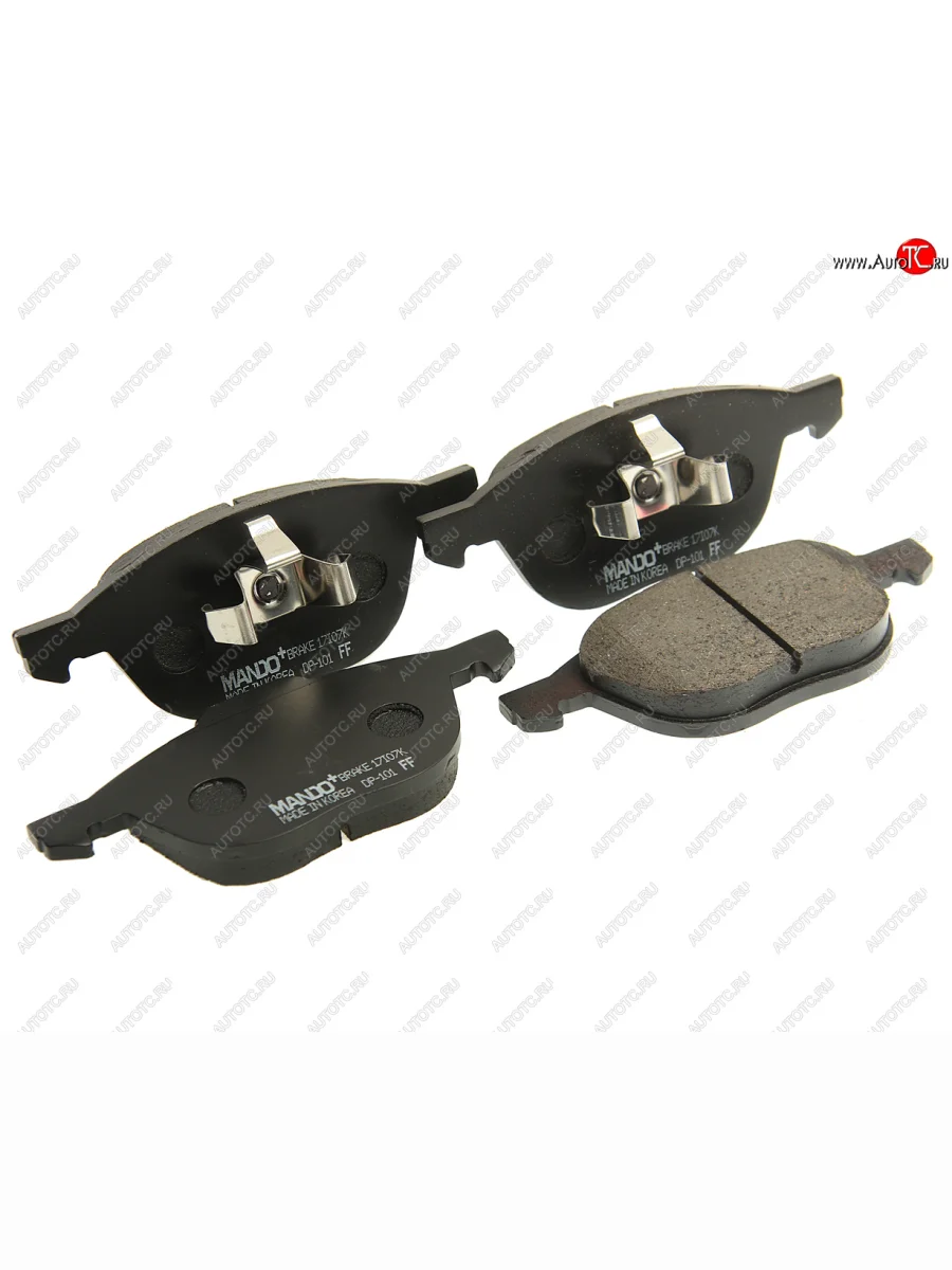 Колодки тормозные передние (4шт.) MANDO Mazda 3/Axela BK дорестайлинг седан (2003-2006)  в Самаре Самарской области