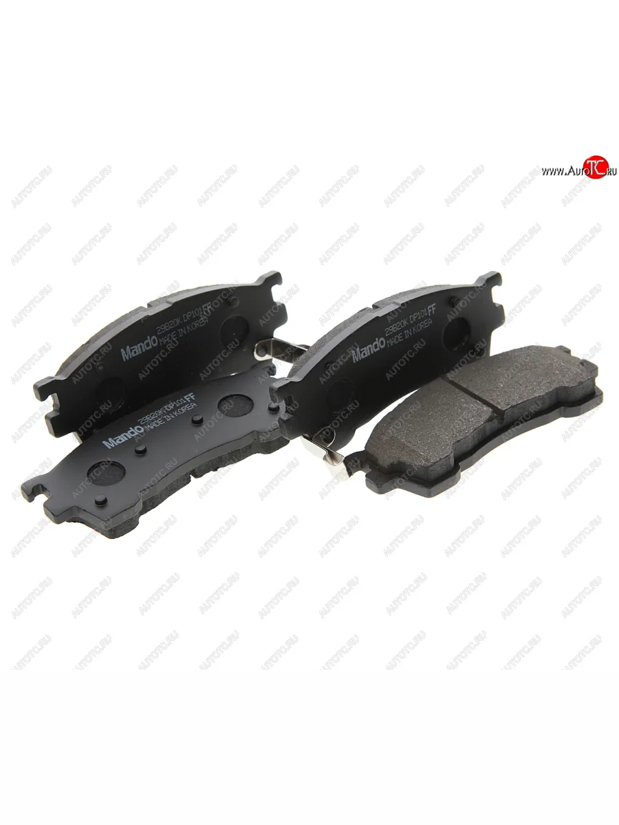 Колодки тормозные передние (4шт.) MANDO Mazda Premacy (2005-2010)  с доставкой в г. Керчь