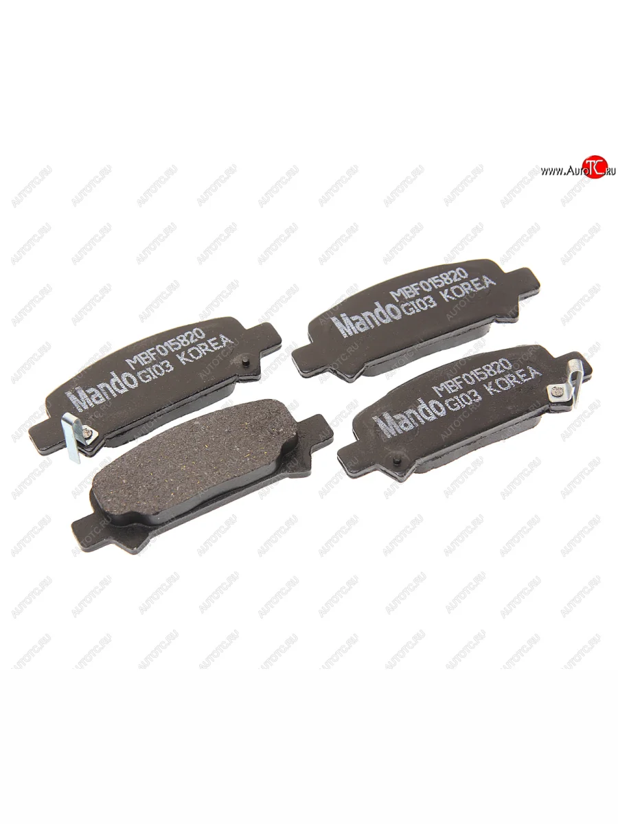Колодки тормозные задние (4шт.) MANDO Subaru Legacy BD/B11 седан дорестайлинг (1993-1996)  в Керчи Республика Крым