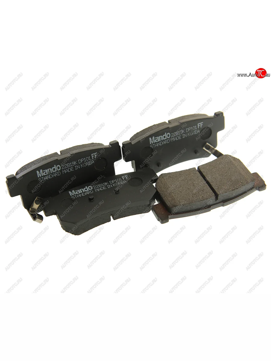 Колодки тормозные задние (4шт.) MANDO SSANGYONG Rexton Y290 (2012-2017)  с доставкой в г. Керчь