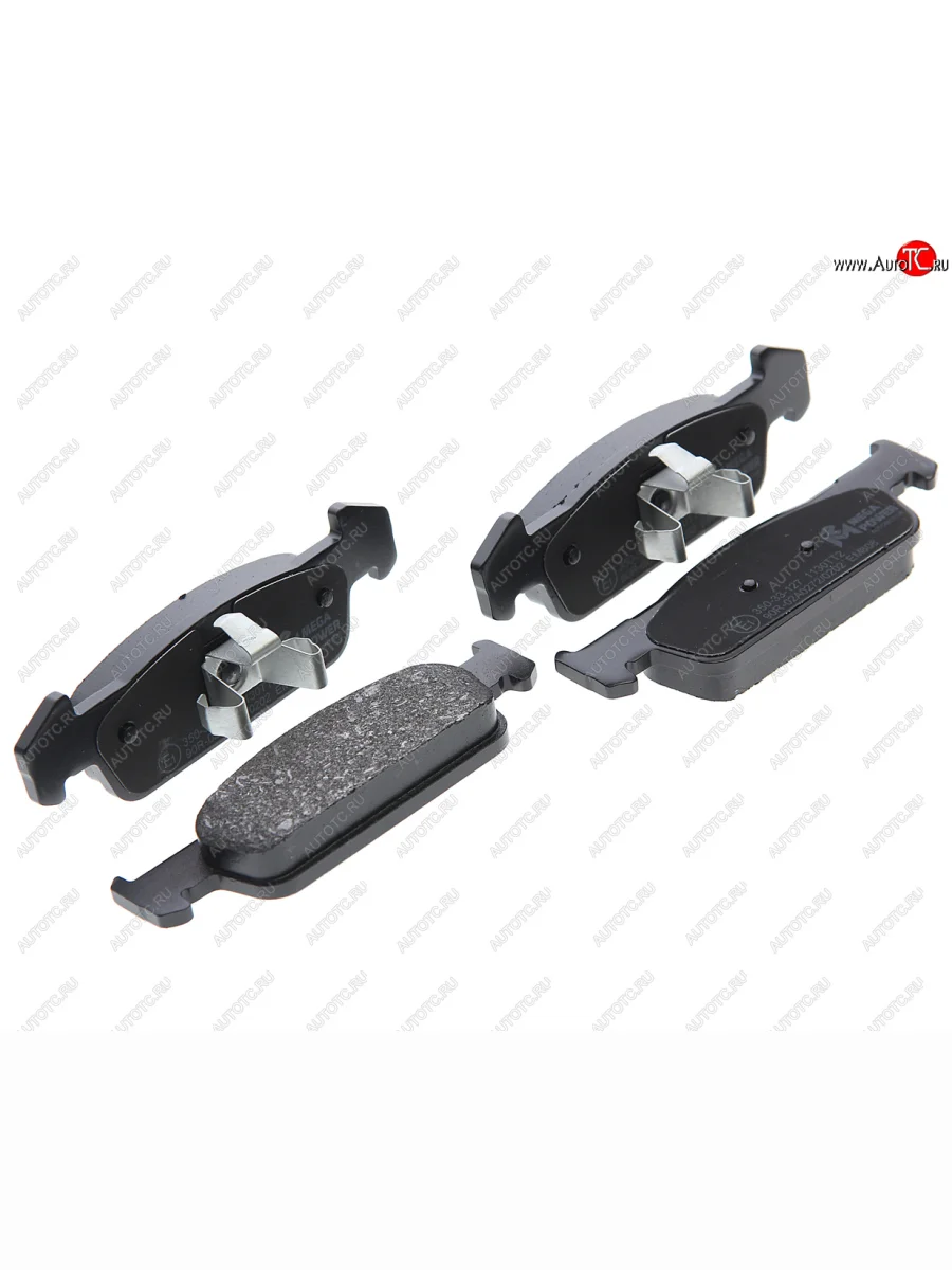 Колодки тормозные передние (4шт.) MEGAPOWER Renault Sandero 2 рестайлинг (2018-2025)  в Керчи Республика Крым