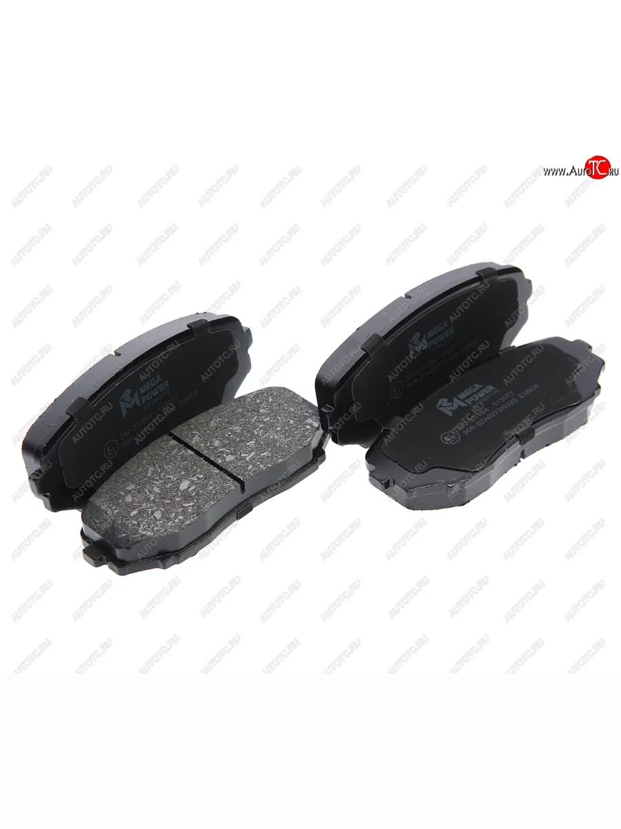 Колодки тормозные передние (4шт.) MEGAPOWER Mazda CX-9 TC рестайлинг (2020-2025)  с доставкой в г. Пермь