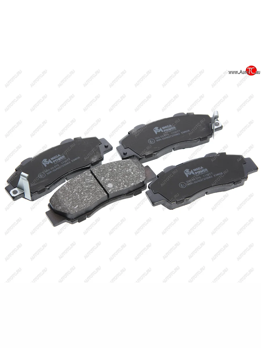Колодки тормозные передние (4шт.) MEGAPOWER Honda Accord 5 CD купе дорестайлинг (1993-1995)  в Керчи Республика Крым