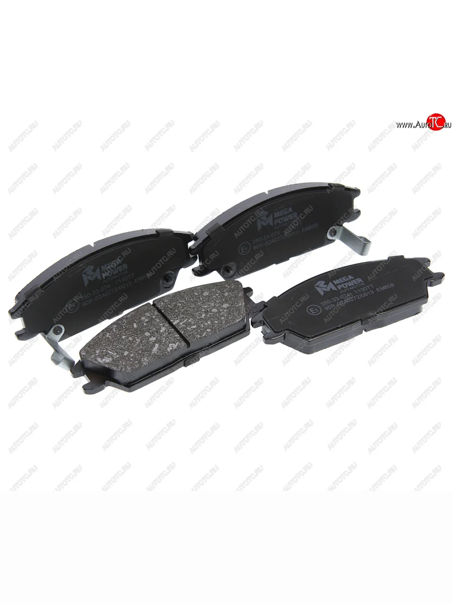 Колодки тормозные передние (4шт.) MEGAPOWER Hyundai Getz TB хэтчбэк 3 дв. рестайлинг (2005-2011)  в Керчи Республика Крым