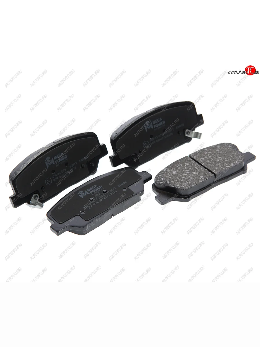 Колодки тормозные передние (4шт.) MEGAPOWER KIA Ceed 2 JD рестайлинг, хэтчбэк (2015-2018)  в Керчи Республика Крым