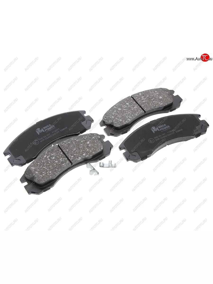 Колодки тормозные передние (4шт.) MEGAPOWER Mitsubishi Outlander CW0W дорестайлинг (2005-2010)  в Керчи Республика Крым