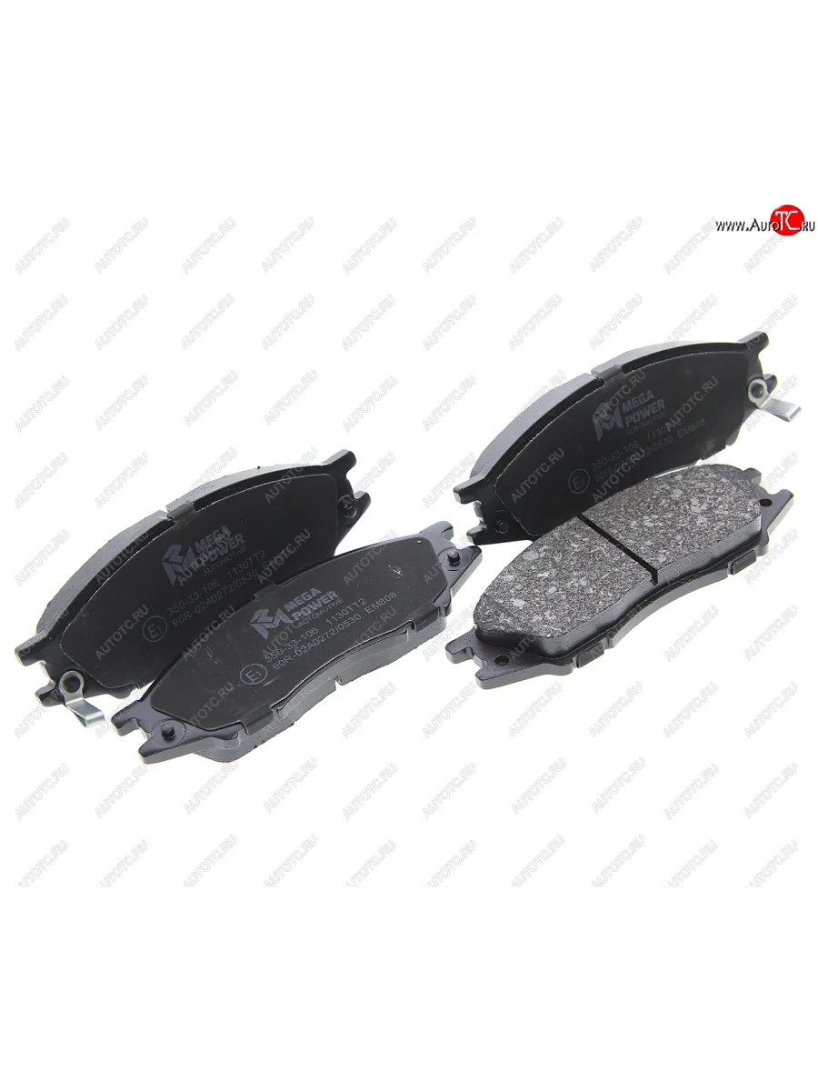 Колодки тормозные передние (4шт.) MEGAPOWER Nissan Almera Classic B10 седан (2006-2013)  в Керчи Республика Крым