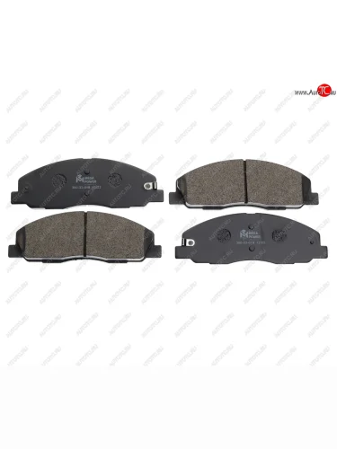 Колодки тормозные передние (4шт.) MEGAPOWER ГАЗ ГАЗель Next A62,А65 автобус (2016-2025)