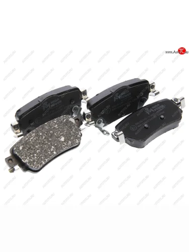 Колодки тормозные задние (4шт.) MEGAPOWER Nissan Qashqai 2 J11 рестайлинг (2017-2022)