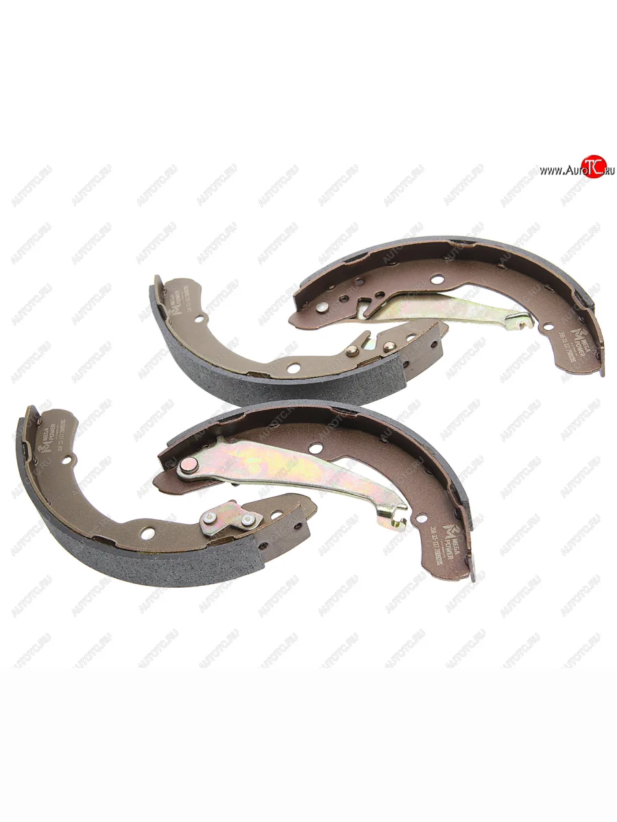 Колодки тормозные задние барабанные (4шт.) MEGAPOWER Skoda Octavia A7 дорестайлинг универсал (2012-2017)  с доставкой в г. Керчь