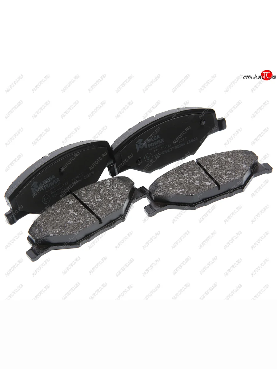 Колодки тормозные передние (4шт.) MEGAPOWER Volkswagen Polo Mk5 6R,6C,61 седан дорестайлинг (2009-2015)  в Перми Пермском крае