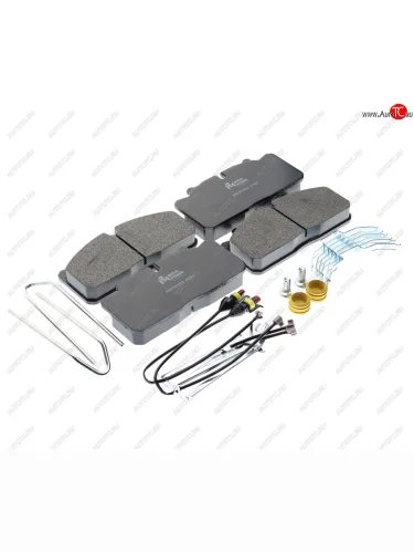 Колодки тормозные передние с рем комплектом (4шт.) MEGAPOWER ГАЗ ГАЗель Next A62,А65 автобус (2016-2025)