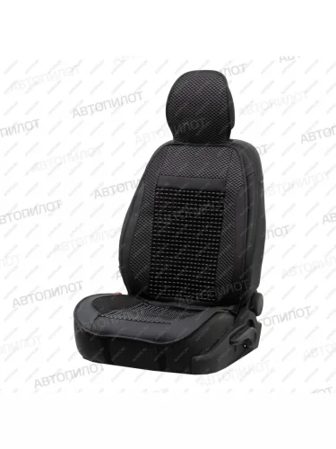 Накидка (массажная дерево+кож/зам+текстиль) Автопилот (черный) 