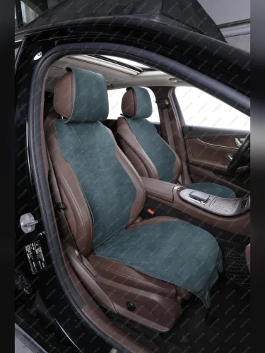 Накидка на сиденье (Air алькантара) Автопилот (зеленый) 