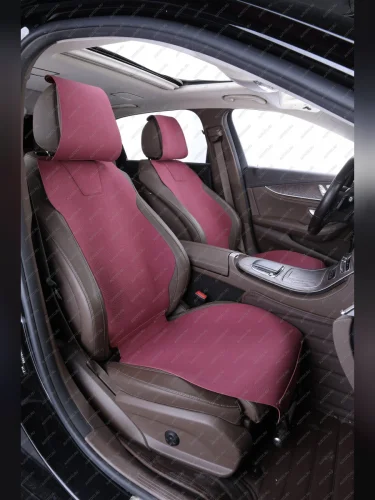 Накидка на сиденье (Air алькантара) Автопилот (красный) 