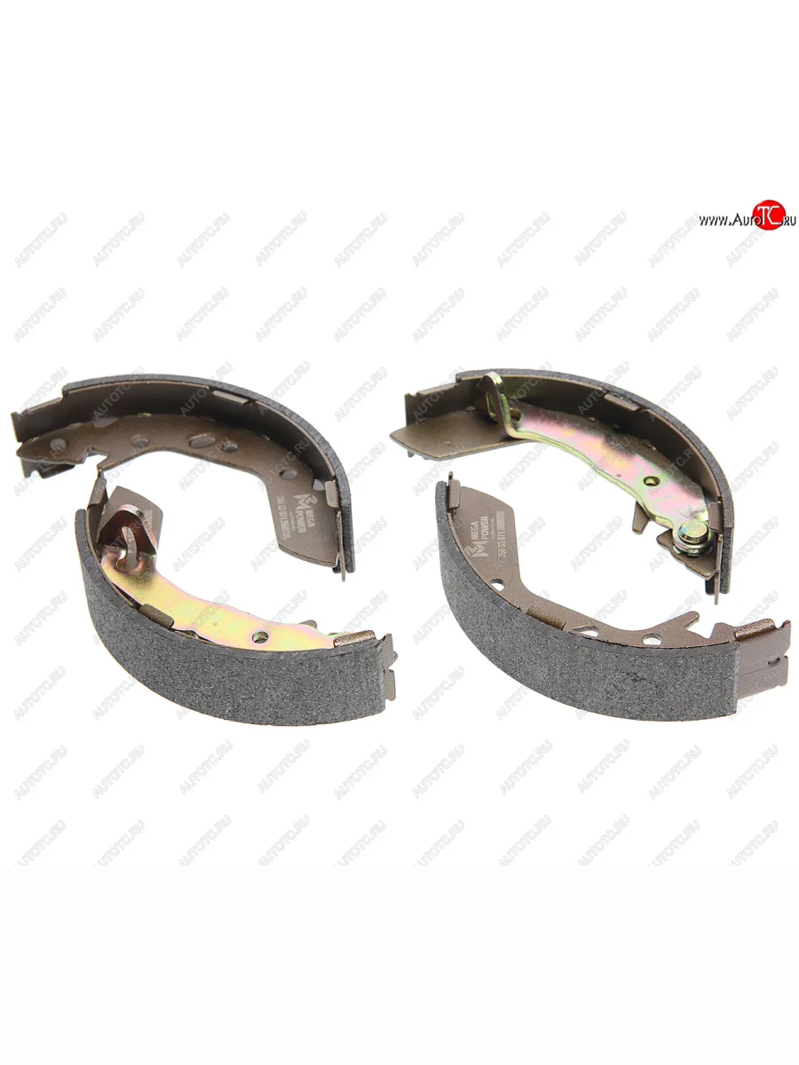 Колодки тормозные задние барабанные (4шт.) MEGAPOWER Hyundai Accent 2 LC седан дорестайлинг (ТагАЗ) (1999-2012)  в Керчи Республика Крым