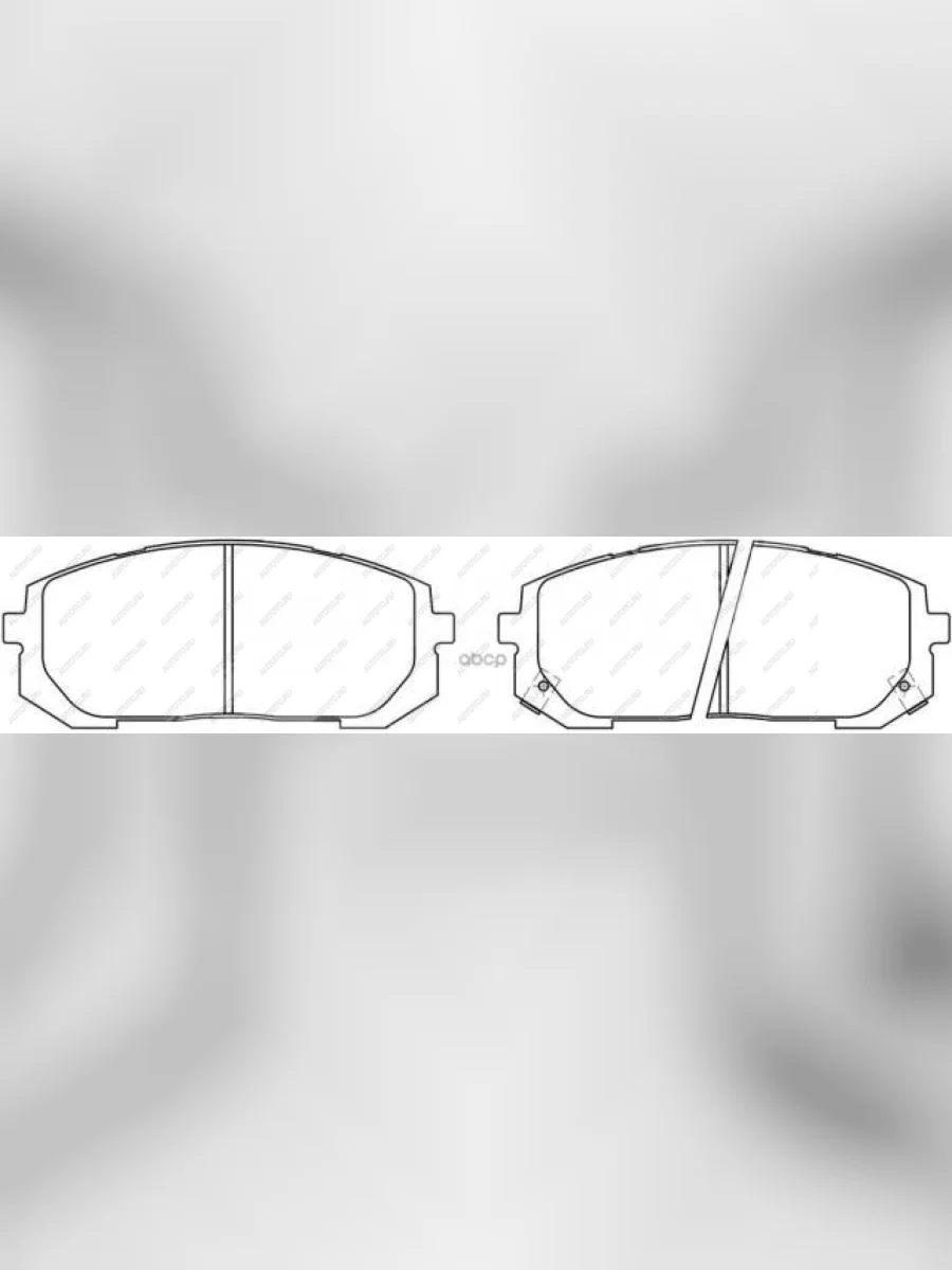 Колодки тормозные дисковые передние (4шт.) MARKON Hyundai Sonata LF дорестайлинг (2014-2017)  в Перми Пермском крае